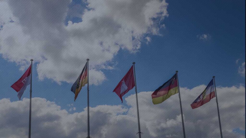 Bild von Flaggen der Bundesländer in Deutschland