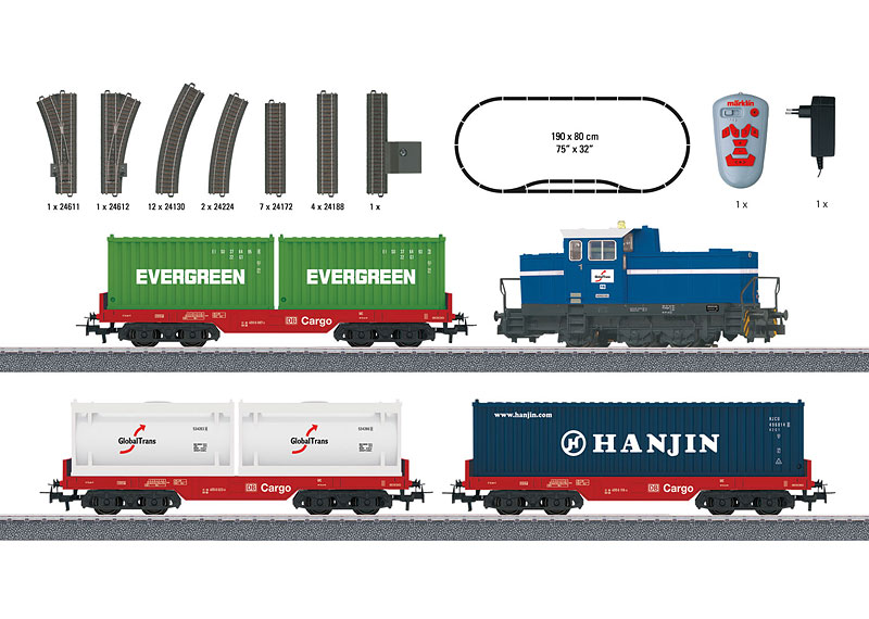 Bild Inhalt des Start Up Containerbahn